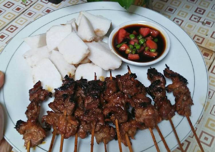 Sate kambing teflon. #festivalResepAsia#Indonesia