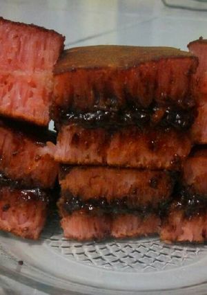 Foto resep Martabak manis rasa strawberry topping coklat keju