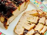 Pork Loin with Figs and Prunes in Wine-Honey Glaze