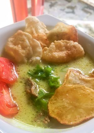 Foto resep Soto daging kuah santan dan susu resep enin