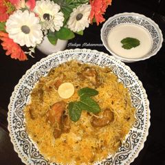 A picture of Lahori Chicken Masala Biryani.