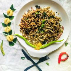 Jwar (Jowar) Noodles A picture of Jwar (Jowar) Noodles.