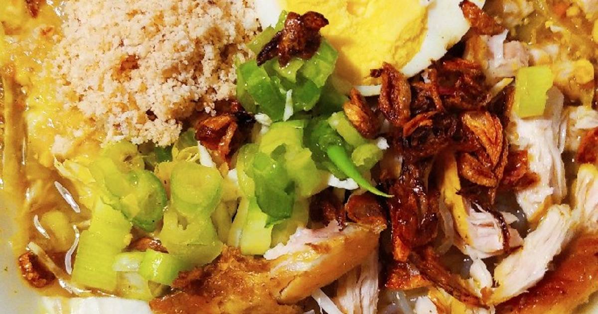Resep Soto ayam Lamongan oleh Aurora Borealis - Cookpad