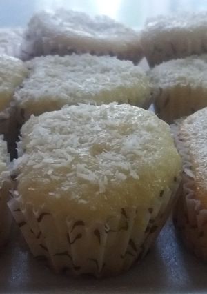 Una foto de Magdalenas de Coco