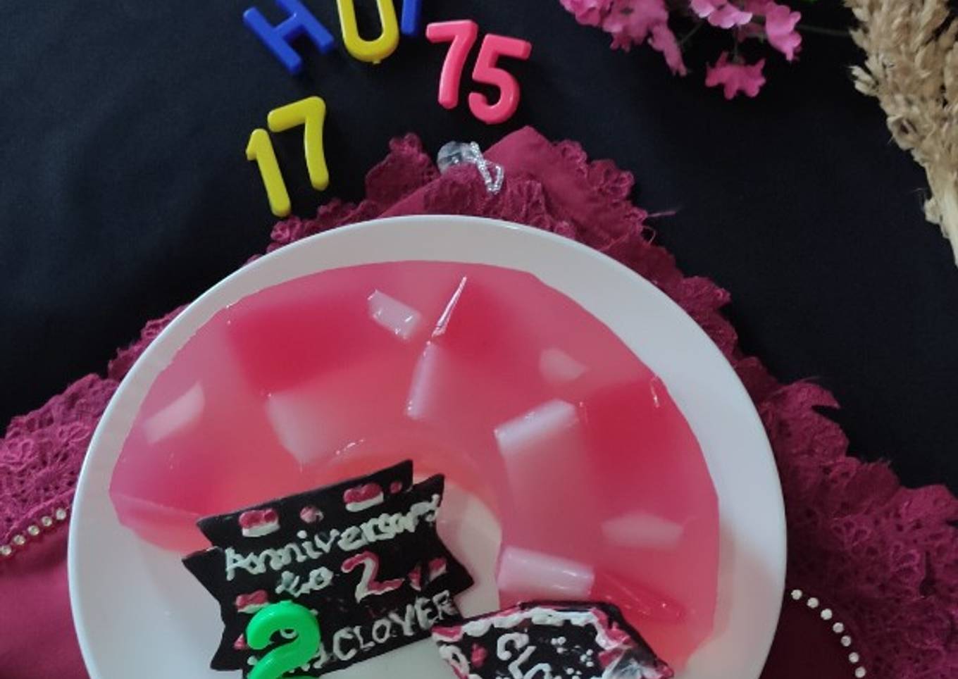 Puding Coco Pandan Merah Putih