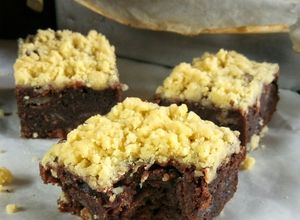 Foto resep Streusel Banana Brownies