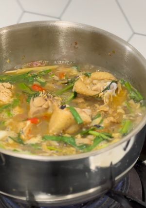 รูปของ แกงไก่บ้านใส่วุ้นเส้น