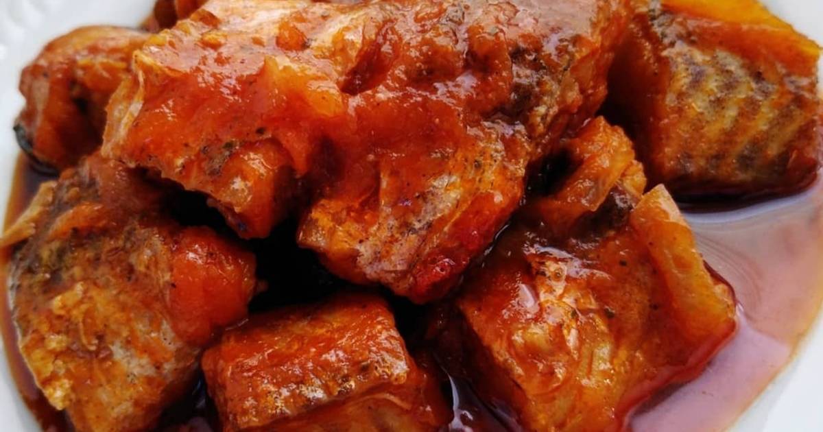 Вкусный Рецепт: Рыбное рагу с овощами в томатном соусе