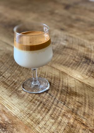 A picture of Dalgona Coffee - with video.