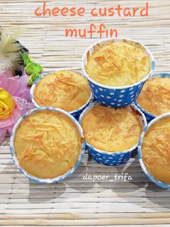 Foto resep Cheese Custard Muffin