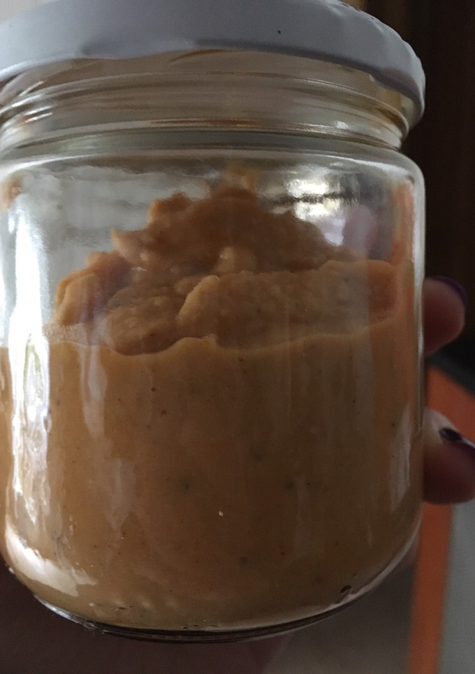 Una foto de Hummus de garbanzos light y sin salsa tahini