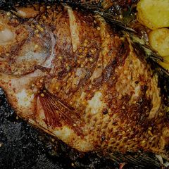 A picture of Grilled fish.