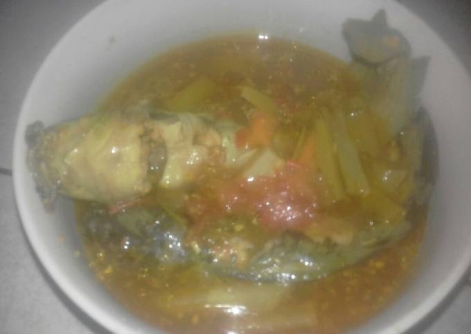 Sayur asem ikan lele