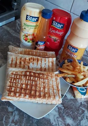 صورة لوصفة طاكوس اللحم المفروم 🌯🌯