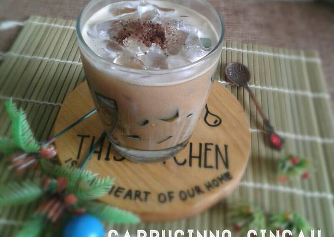 Resep Es Cappuccino Cincau Oleh Ratih Sukardi Cookpad