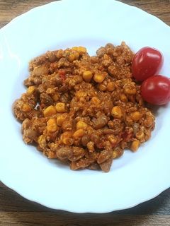 Gluténmentes gyerekbarát chilis bab recept fotója