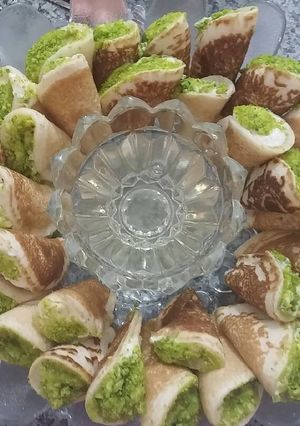 صورة لوصفة عجينة قطايف بدون سميد