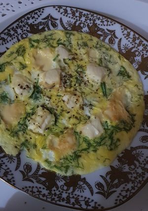 صورة لوصفة بيض بالشبت والجبن 🍳🙂
