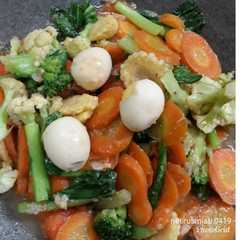 A picture of Capcay telor puyuh.