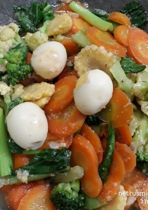 Foto resep Capcay telor puyuh