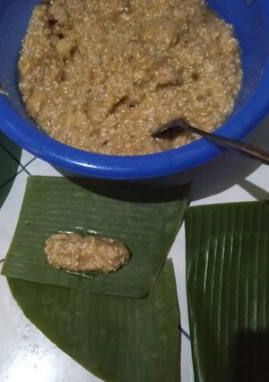 Foto resep Pepes pisang ketan
