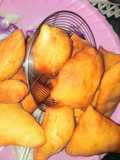 Eggless mandazi