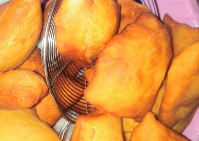 Eggless mandazi