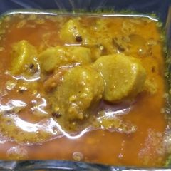 A picture of Rajasthani Gatte ki Sabji.