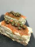 Pastel de atún y salmón