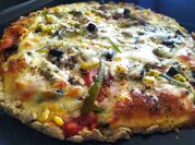 Una foto de pizza con harina de chia