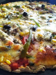 Una foto de Pizza Baja en calorías