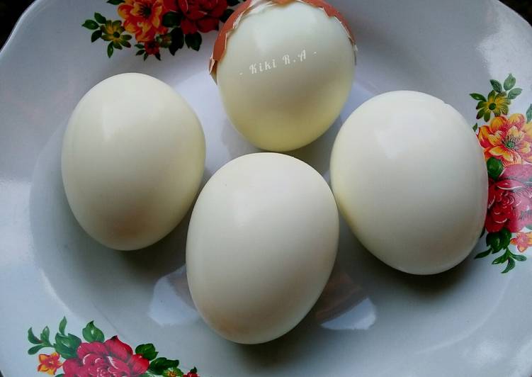 Cara Memasak Telur Rebus Anti Gompel 👍👍 Legit dan Nikmat