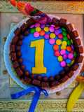 Eggless chocolate KitKat fondant cake