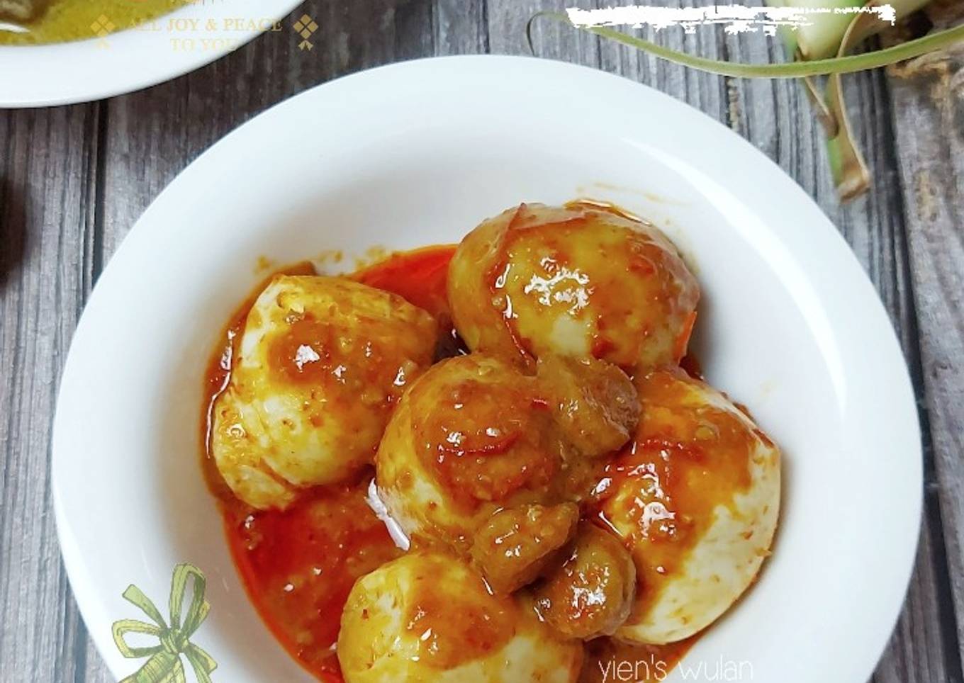 Sambal goreng telur udang