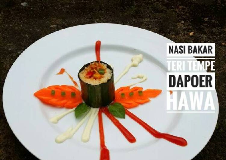 Nasi bakar teri tempe#aop1_teri