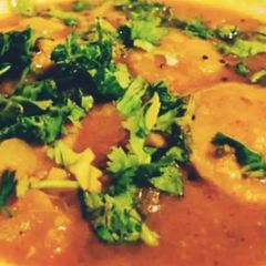 A picture of Daal Dhokli.