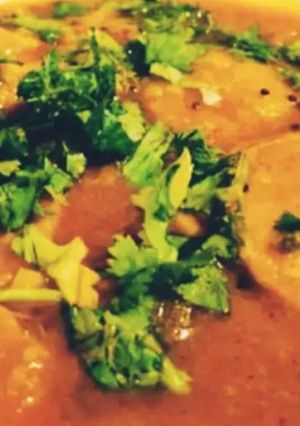 A picture of Daal Dhokli.