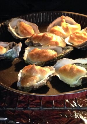 Une photo de Huîtres gratinées