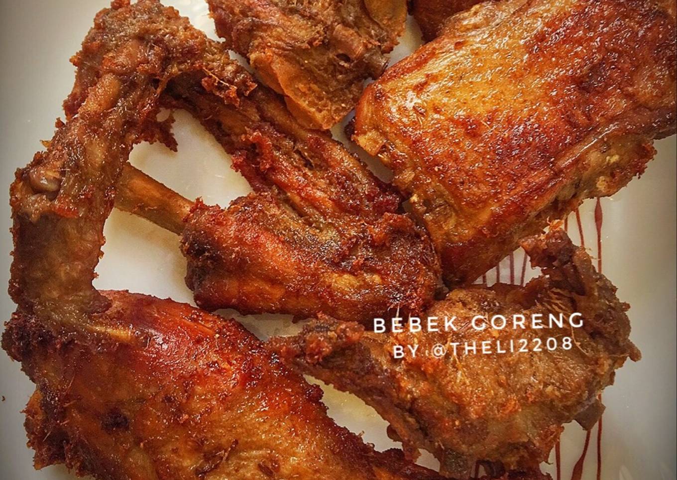 Bebek goreng gurih,enak bangettt,ga amis