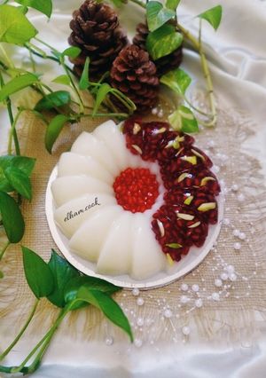 عکسی از دستور ژله انار ویترینی(یلدایی)🥰