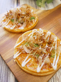 輕鬆做「大阪燒」鬆餅機也能完成東洋風。 的食譜成品照片
