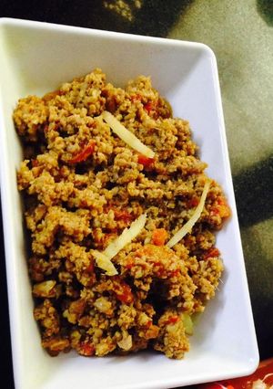 A picture of Fry Qeema.