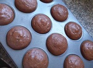 Una foto de Muffins de chocolate Fácil