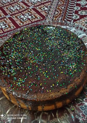 عکسی از دستور کیک اسفنجی ساده 😍