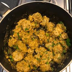 A picture of Indian dumplings (muthiya).