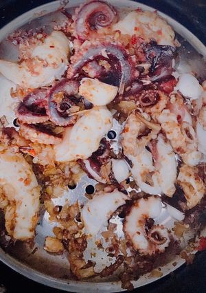 Hình của món Bạch tuộc nướng NCKD.
