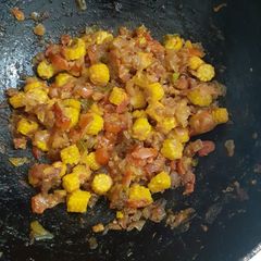 A picture of Baby corn sabzi.