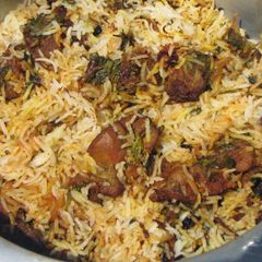 A picture of Kathal Biryani.