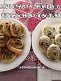 01 🥜Girelle di pasta sfoglia, crema di pistacchi e cioccolato 💚