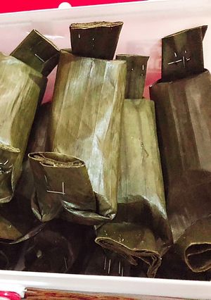 Foto resep Lemper ketan hitam.
